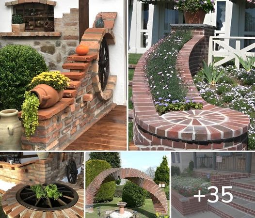 35 Wonderful DIY Ideas to Decorate Your Yard With Bricks