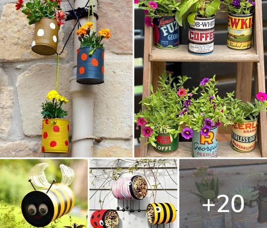 20 Brilliant DIY Tin Can Ideas For Upcycling and Recycling