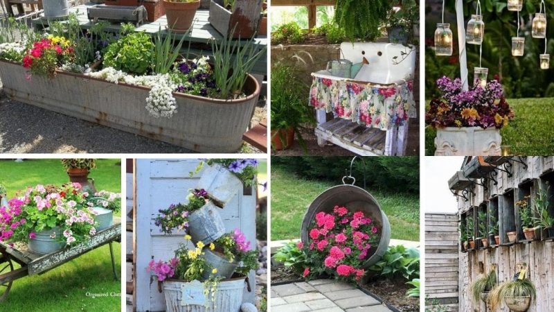 30 Charming Vintage Garden Ideas That You Can Make Easily At Home